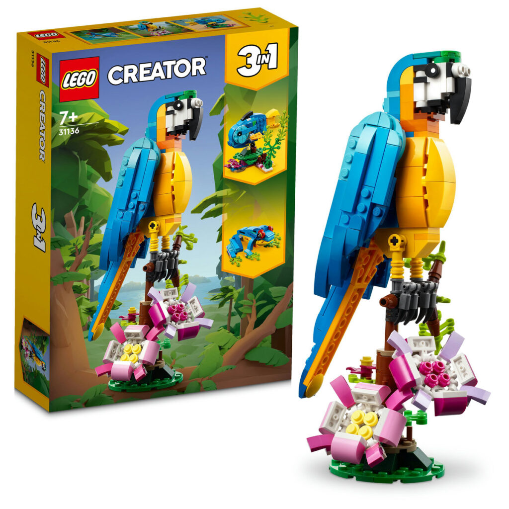 LEGO Exotisk papegoja 31136