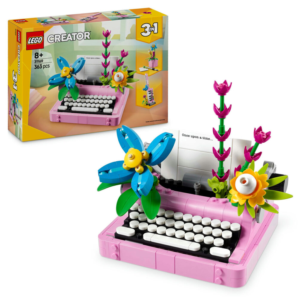LEGO Skrivmaskin med blommor 31169