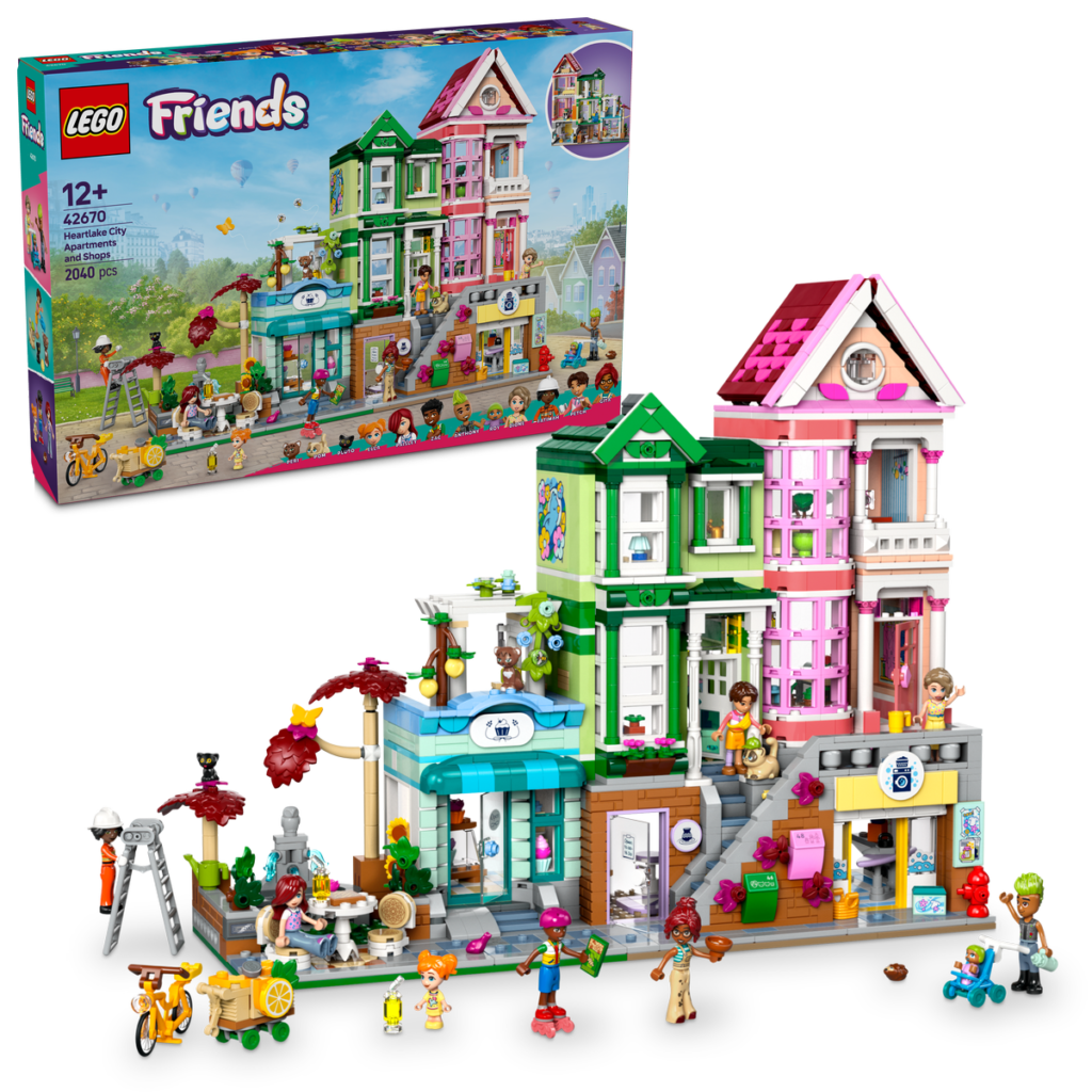 LEGO Heartlake Citys lägenheter och butiker 42670