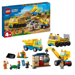 LEGO Byggfordon och kran med rivningskula