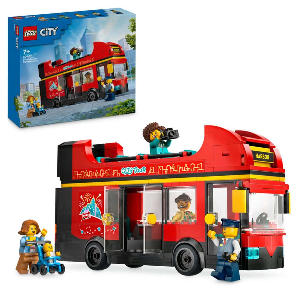 LEGO Röd dubbeldäckare för sightseeing 60407