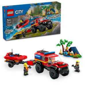 LEGO 4x4 Brandbil med räddningsbåt 60412