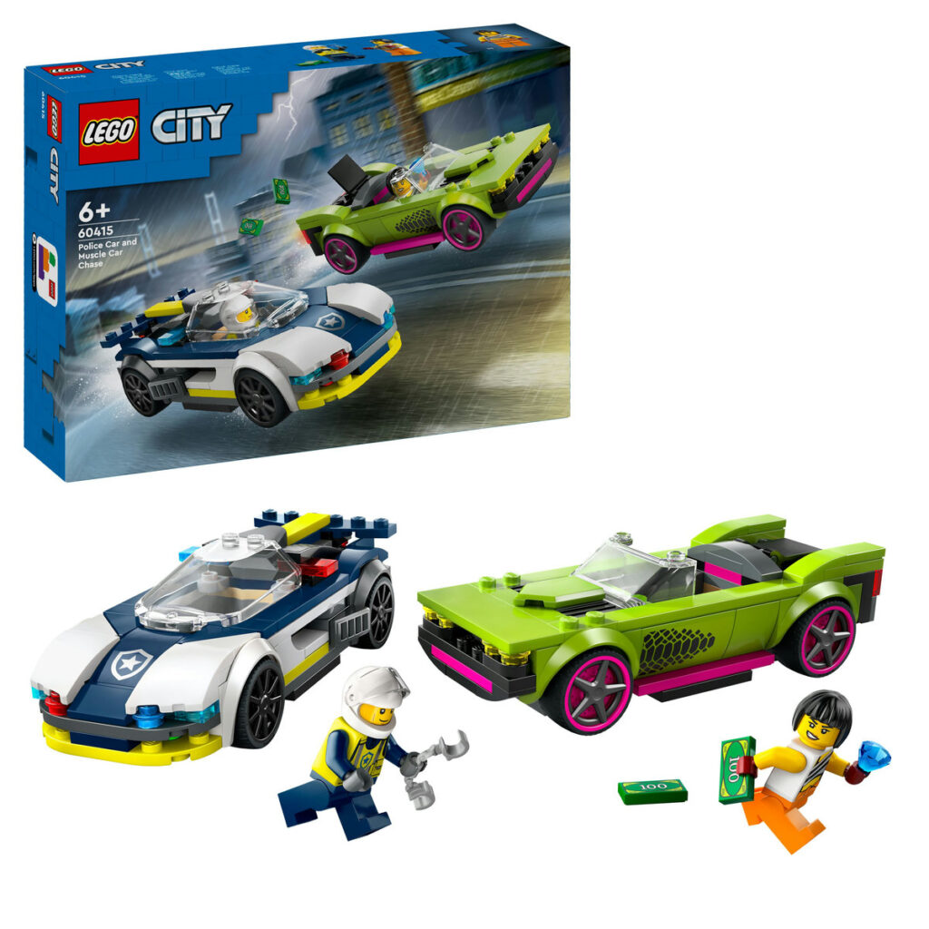 LEGO Jakt med polisbil och muskelbil 60415