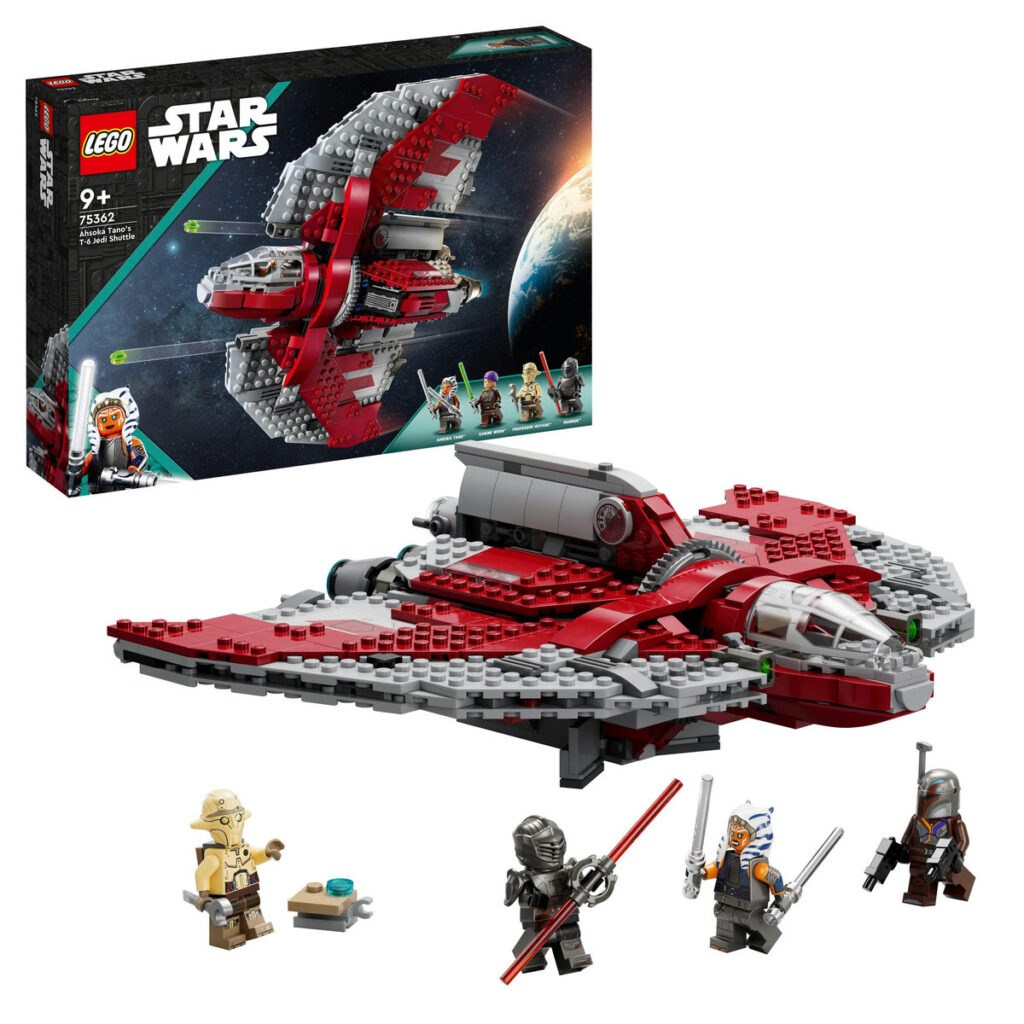 LEGO Ahsoka Tano’s T-6 Jedi Shuttle 75362