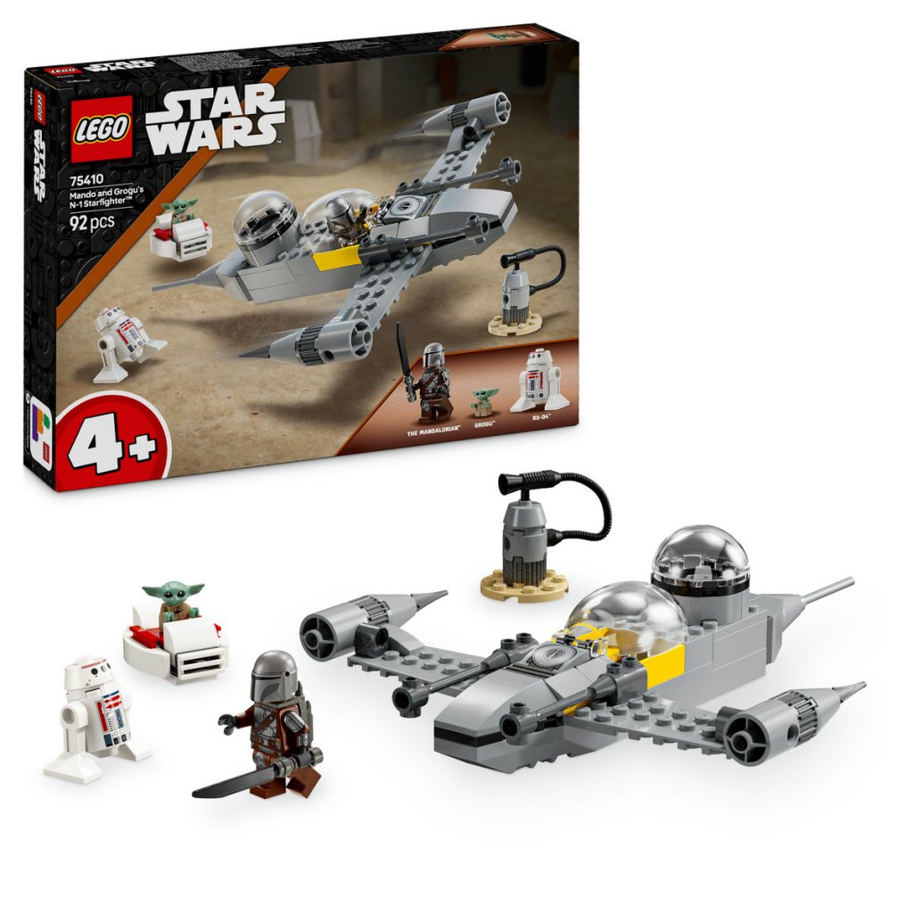 LEGO Mando and Grogu’s N-1 Starfighter 75410
