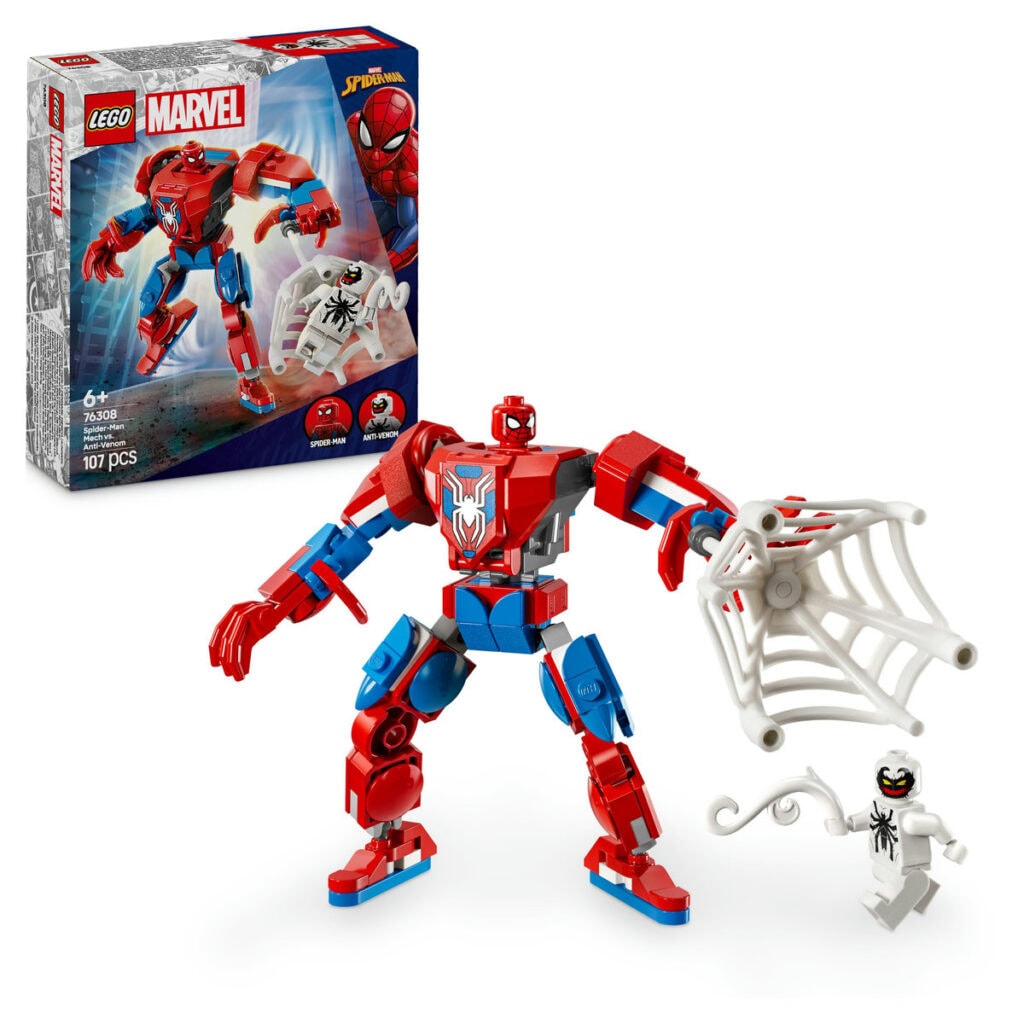 LEGO Spider-Mans robot mot Anti-Venom 76308