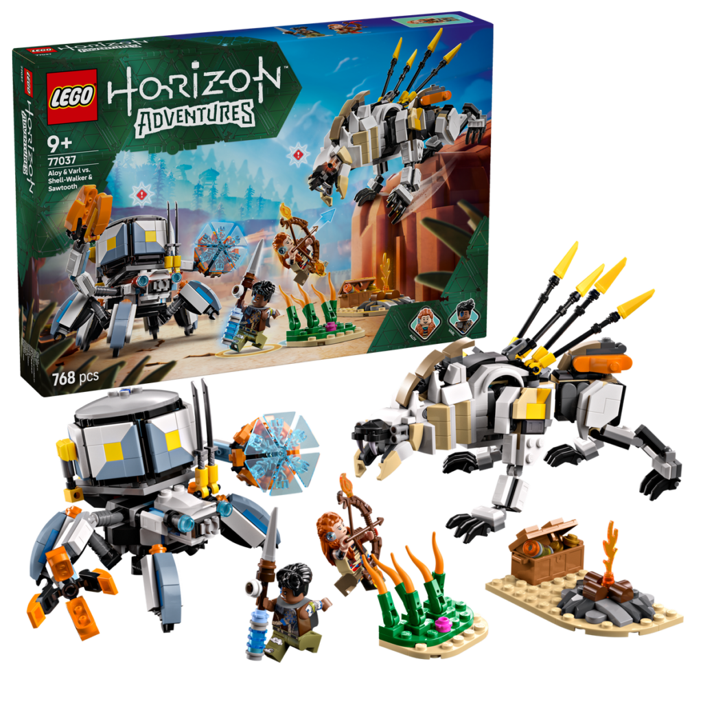 LEGO Aloy och Varl mot Sköldkryp och Sågtand 77037
