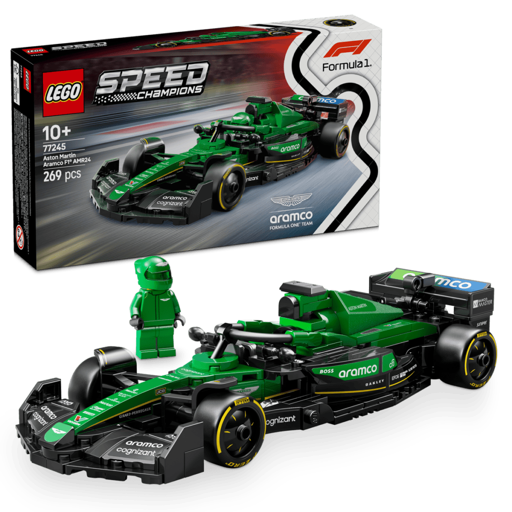 LEGO Aston Martin Aramco F1 AMR24 racerbil 77245