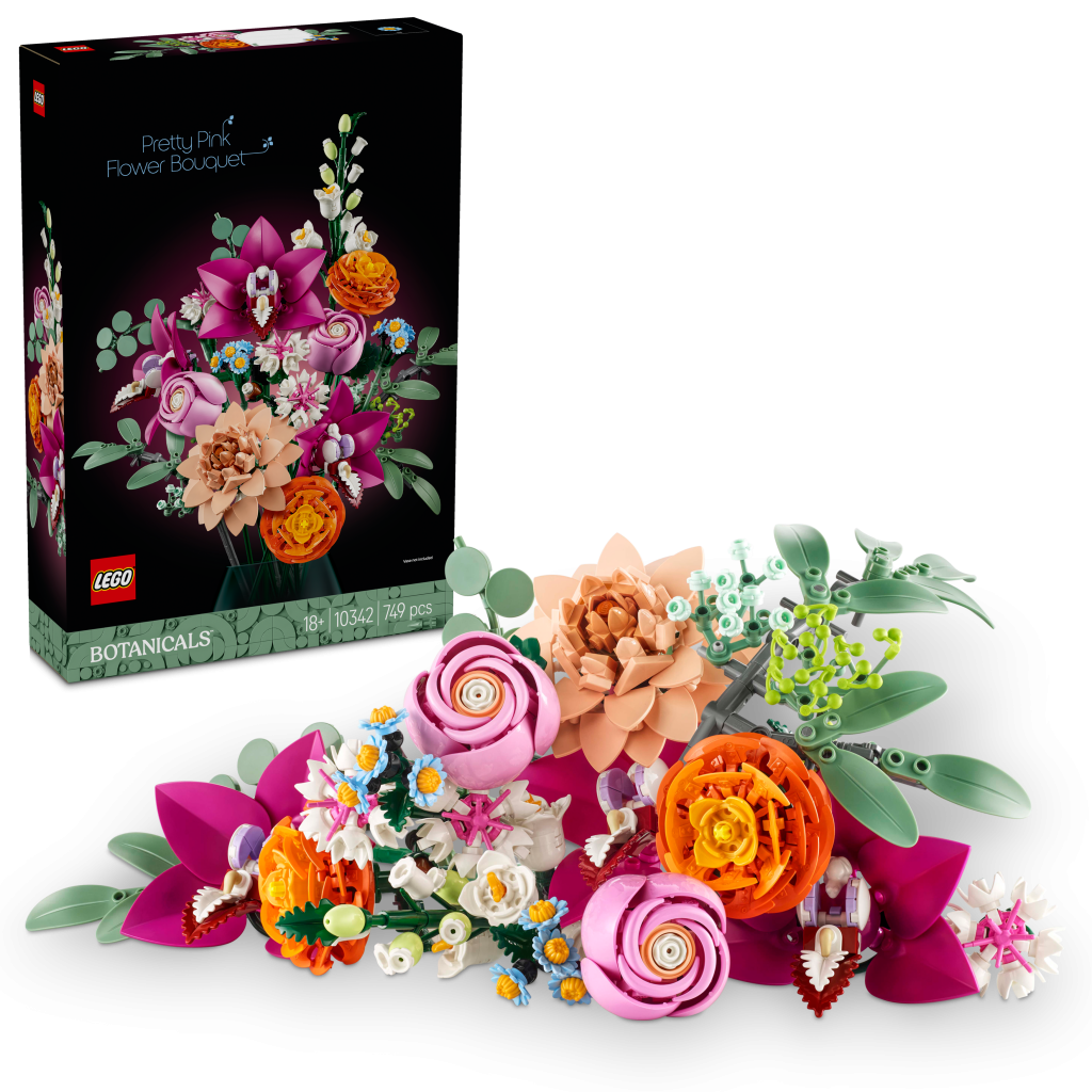LEGO Vacker rosa blombukett 10342