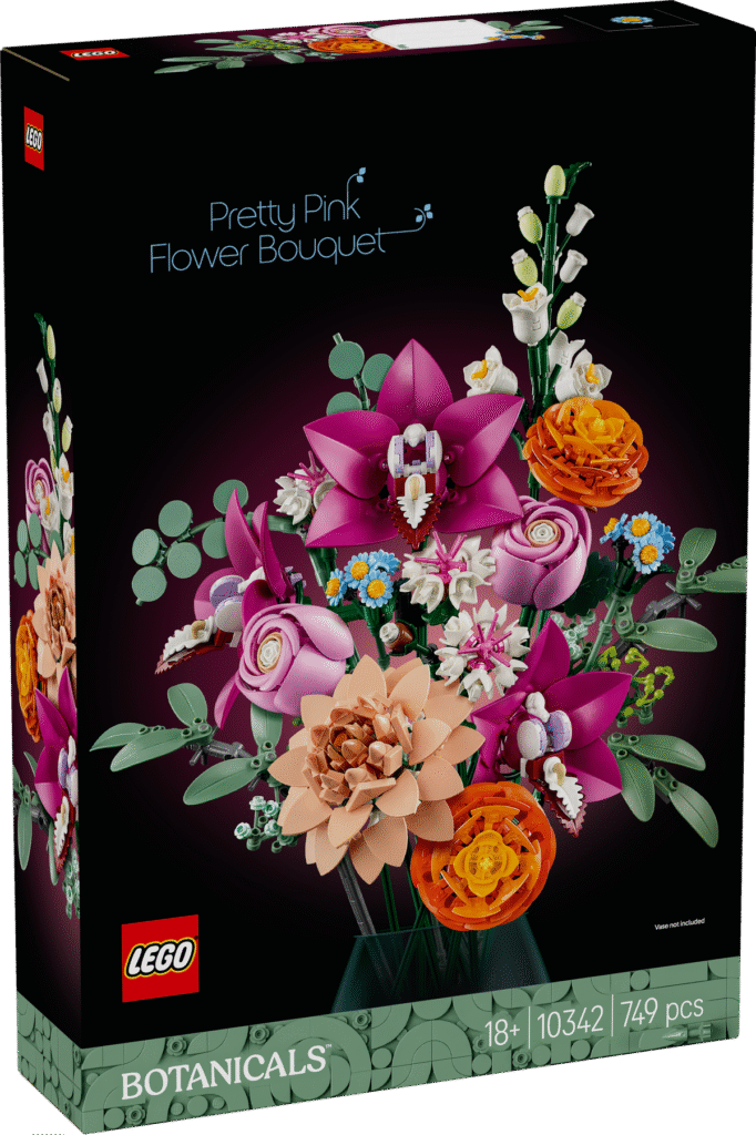 LEGO Vacker rosa blombukett 10342