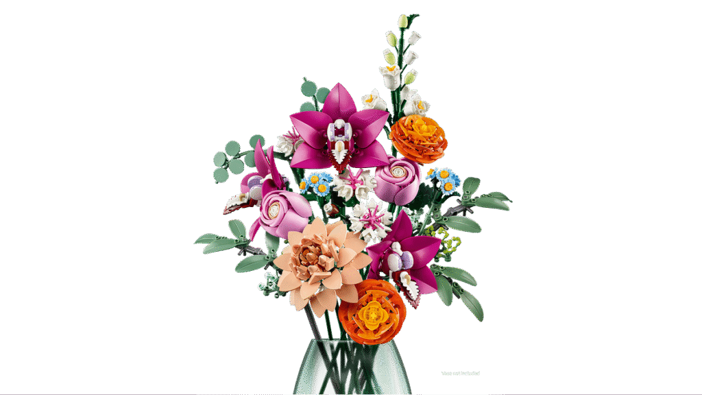 LEGO Vacker rosa blombukett 10342