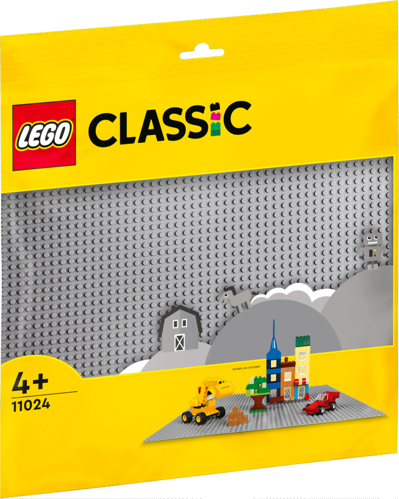 LEGO Grå basplatta 11024