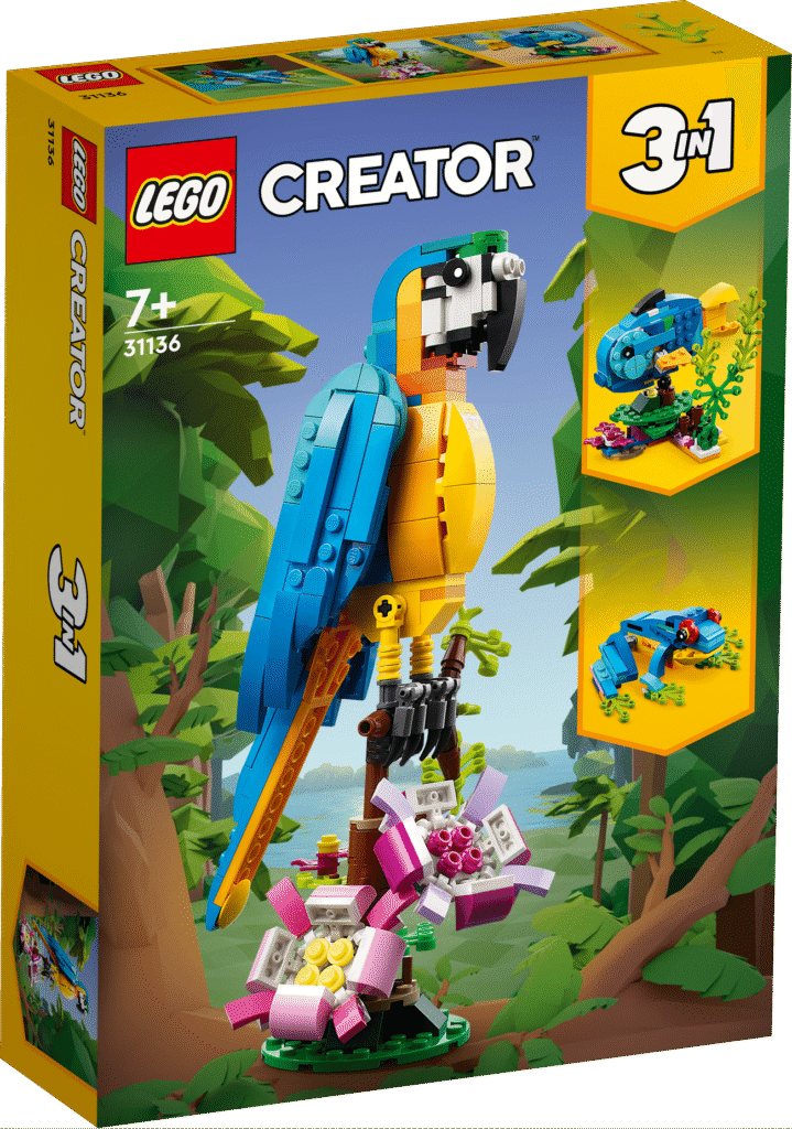 LEGO Exotisk papegoja 31136