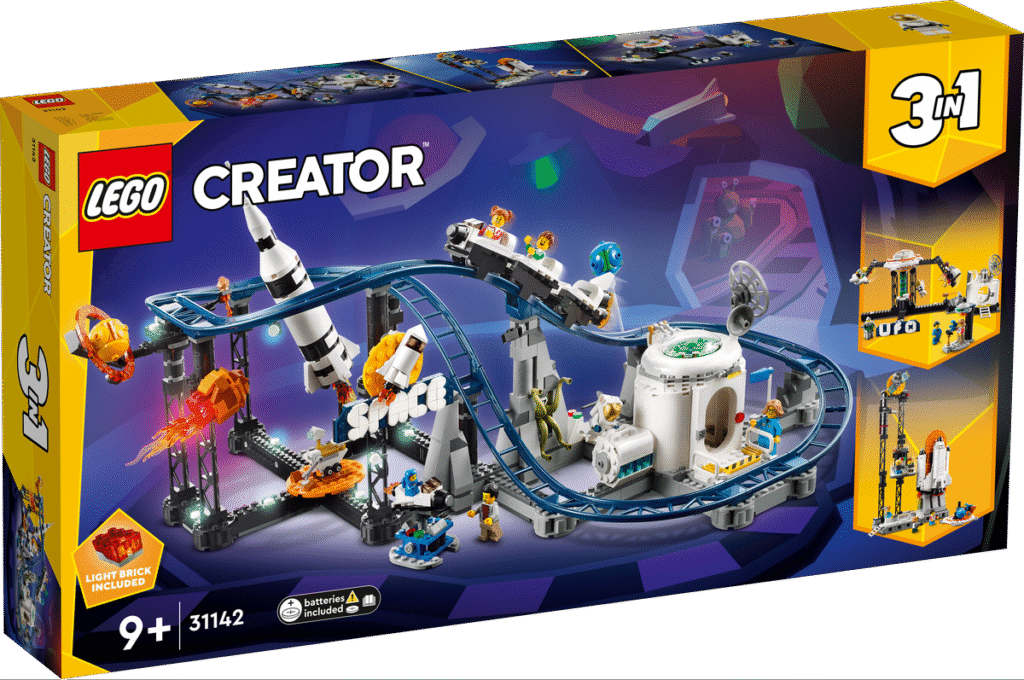 LEGO Bergochdalbana med rymdtema 31142
