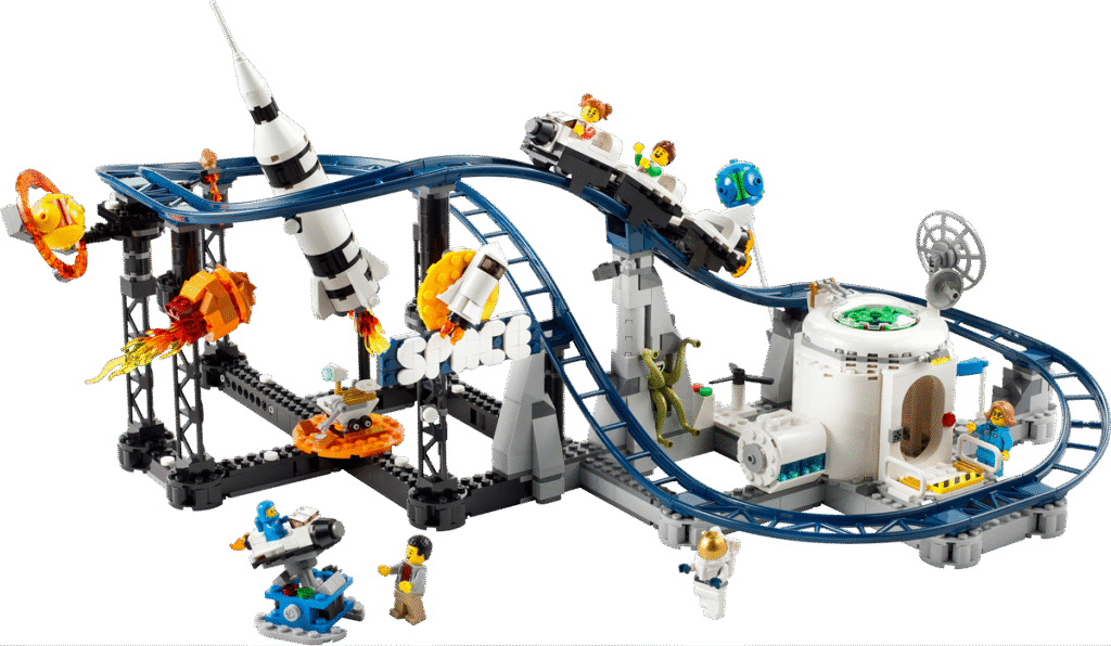 LEGO Bergochdalbana med rymdtema 31142