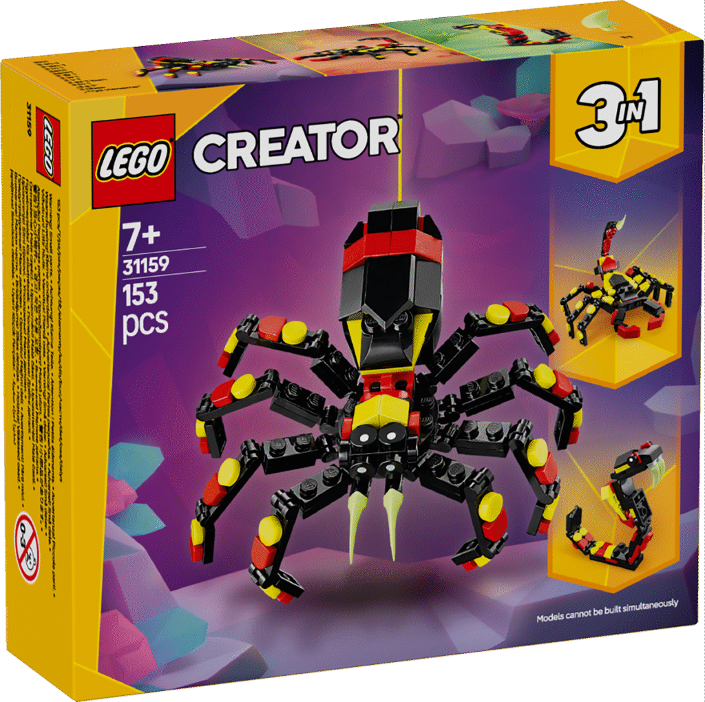 LEGO Vilda djur överraskande spindel 31159