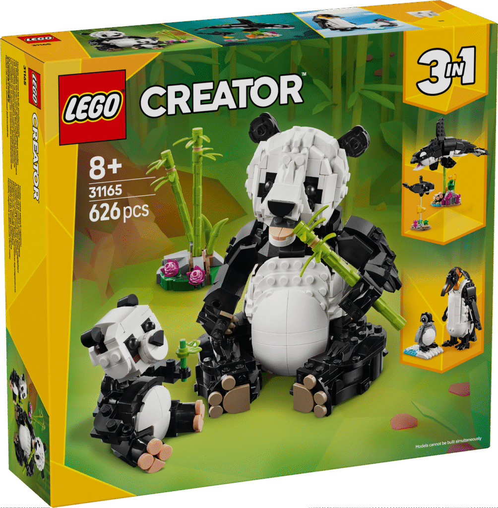 LEGO Vilda djur pandafamilj 31165
