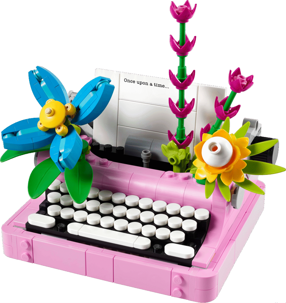 LEGO Skrivmaskin med blommor 31169