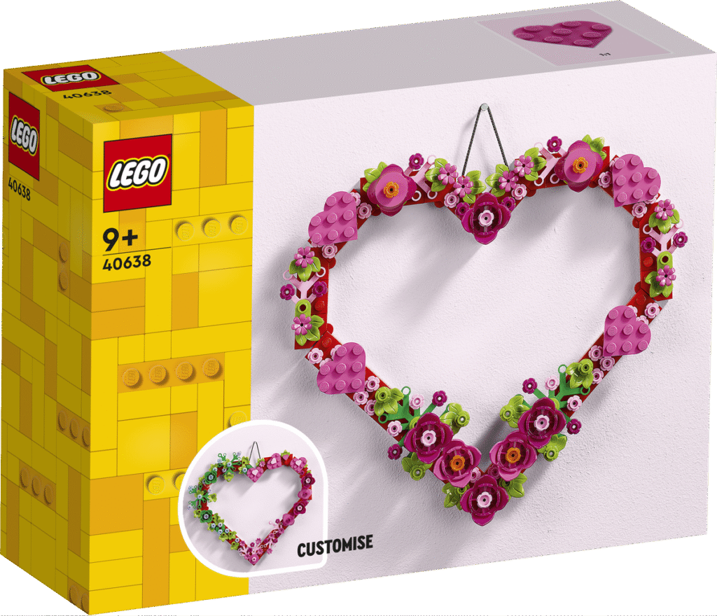 LEGO Hjärtdekoration 40638