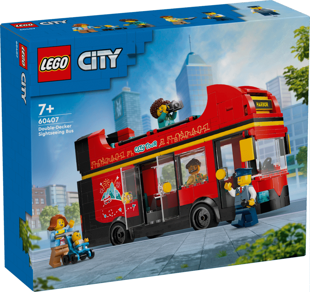 LEGO Röd dubbeldäckare för sightseeing 60407