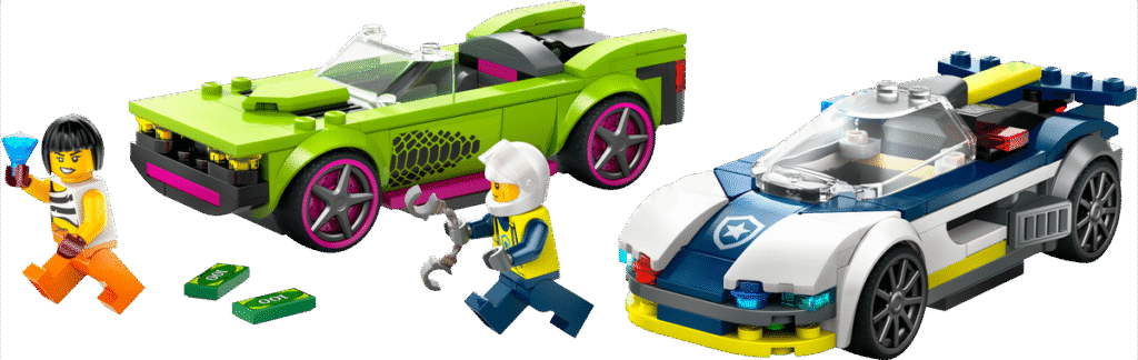 LEGO Jakt med polisbil och muskelbil 60415
