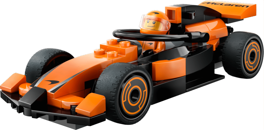 LEGO F1 förare med McLaren racerbil 60442