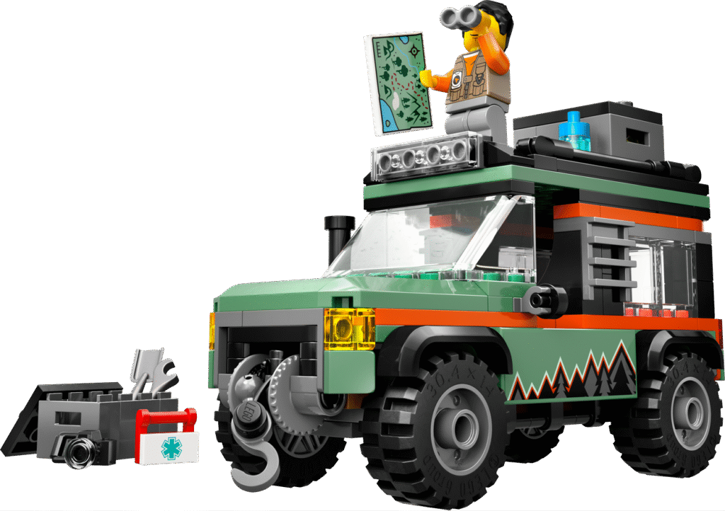 LEGO 4-hjulsdriven terrängbil för bergskörning 60447