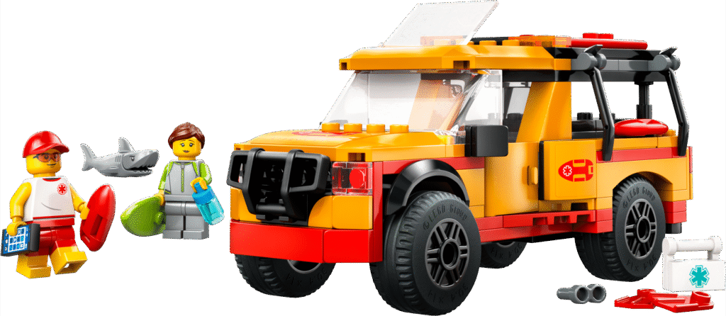 LEGO Strandräddning med livräddarbil 60453