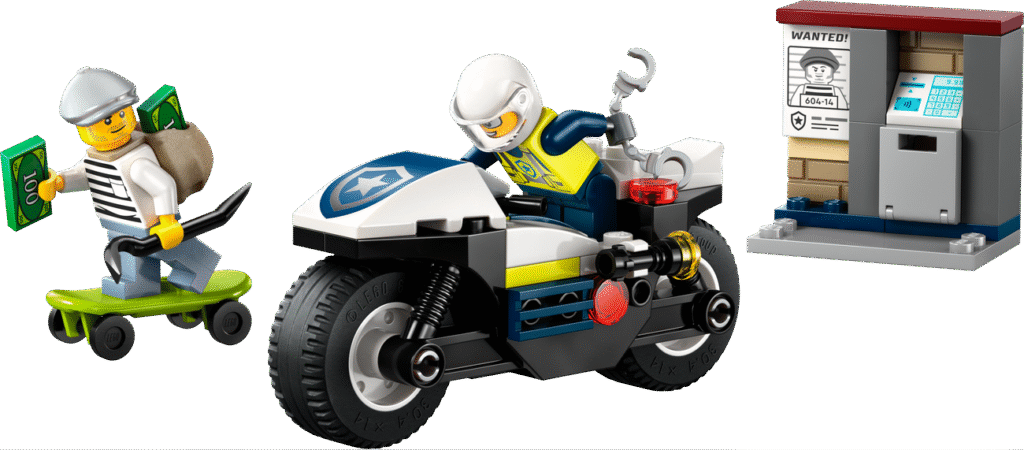 LEGO Polisens motorcykeljakt