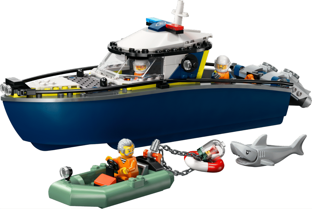 LEGO Polisens båtjakt