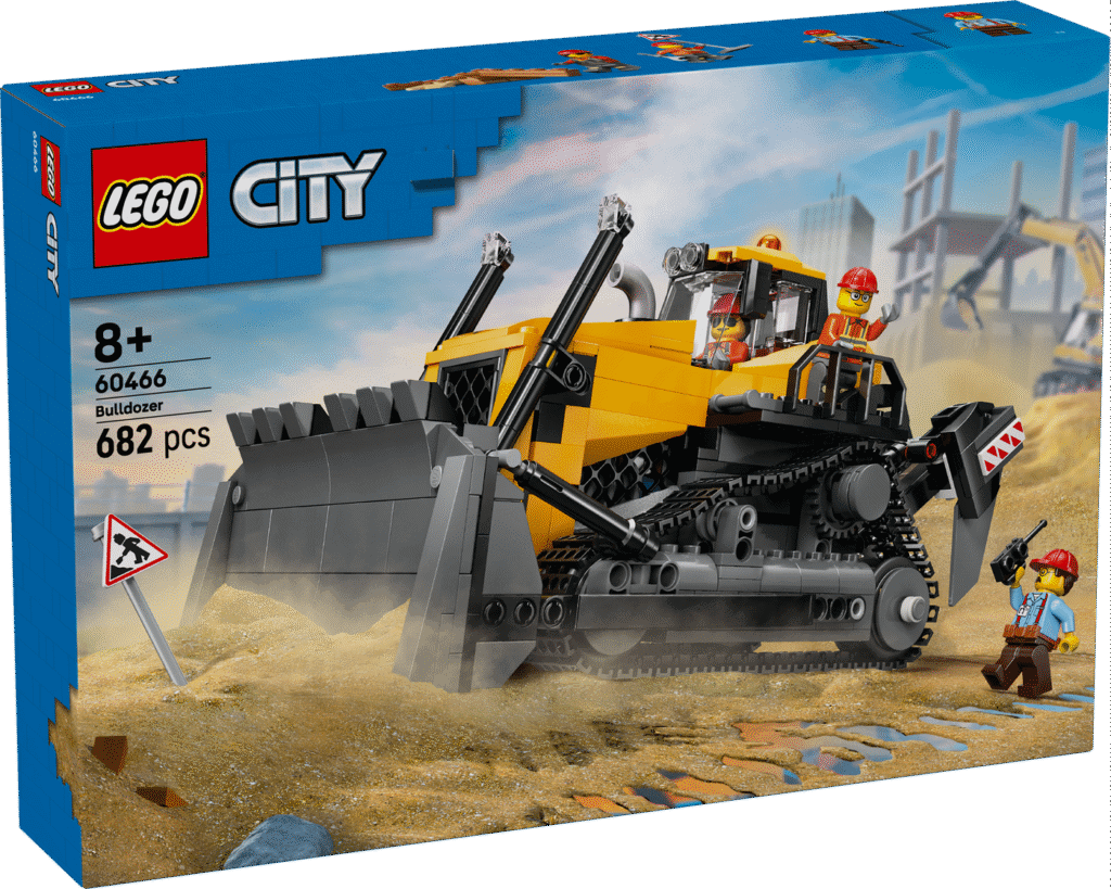 LEGO Gul bulldozer 60466