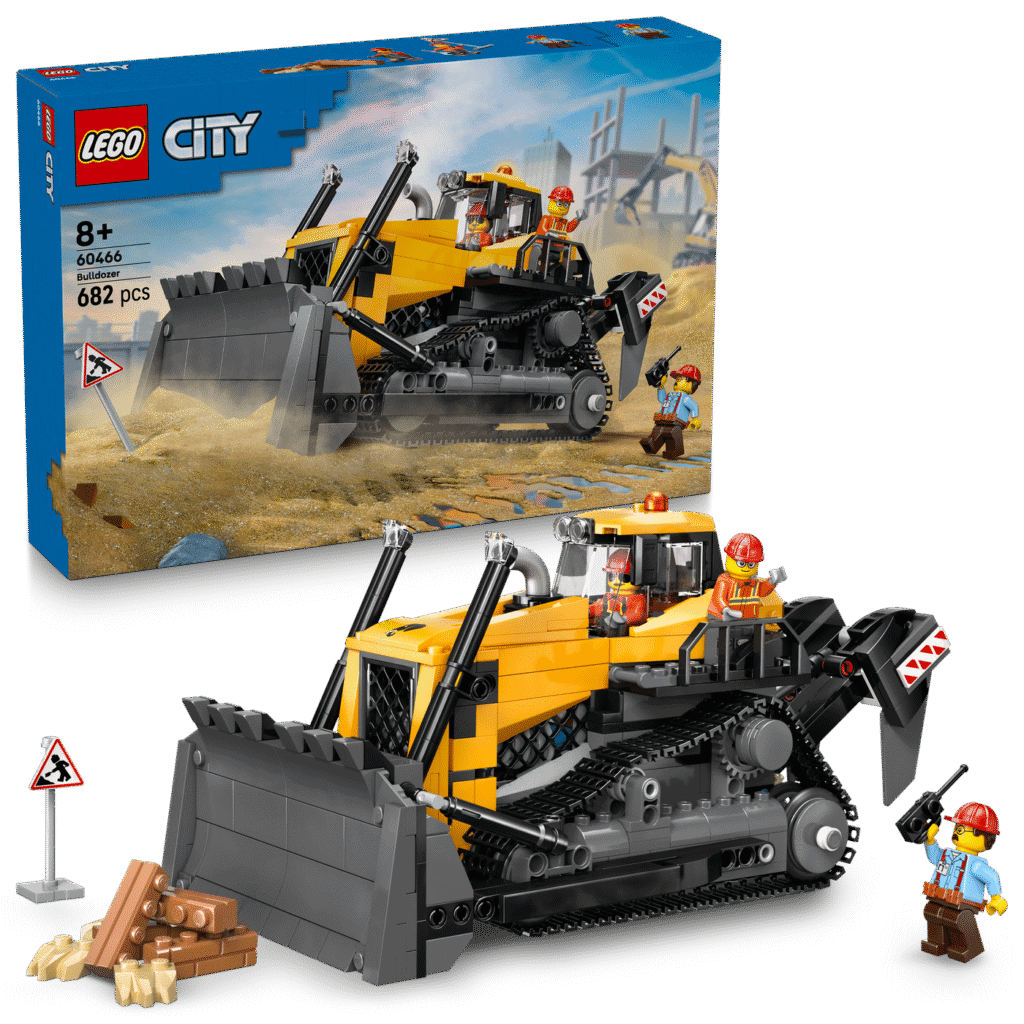 LEGO Gul bulldozer 60466