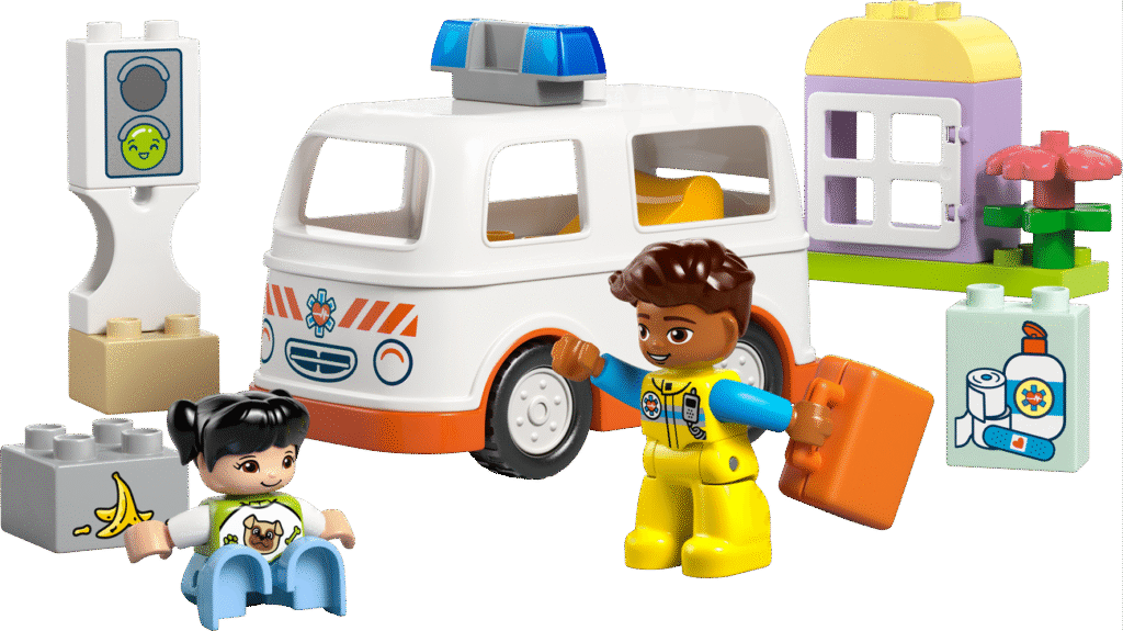 LEGO Ambulans och förare 10447