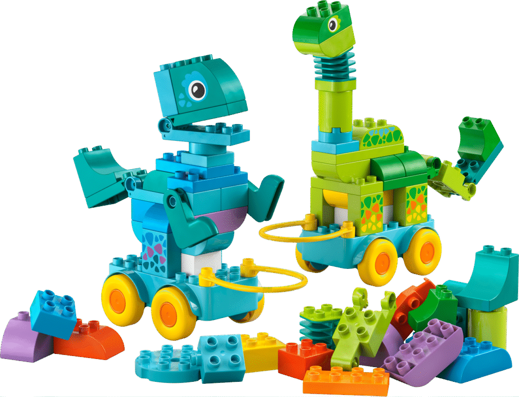 LEGO 3-i-1 Dinosaurier på hjul 10451