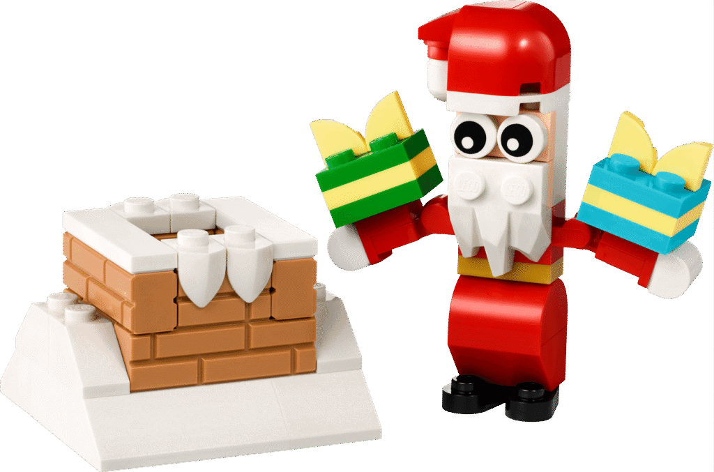 LEGO Skorstensskoj med jultomten 30692