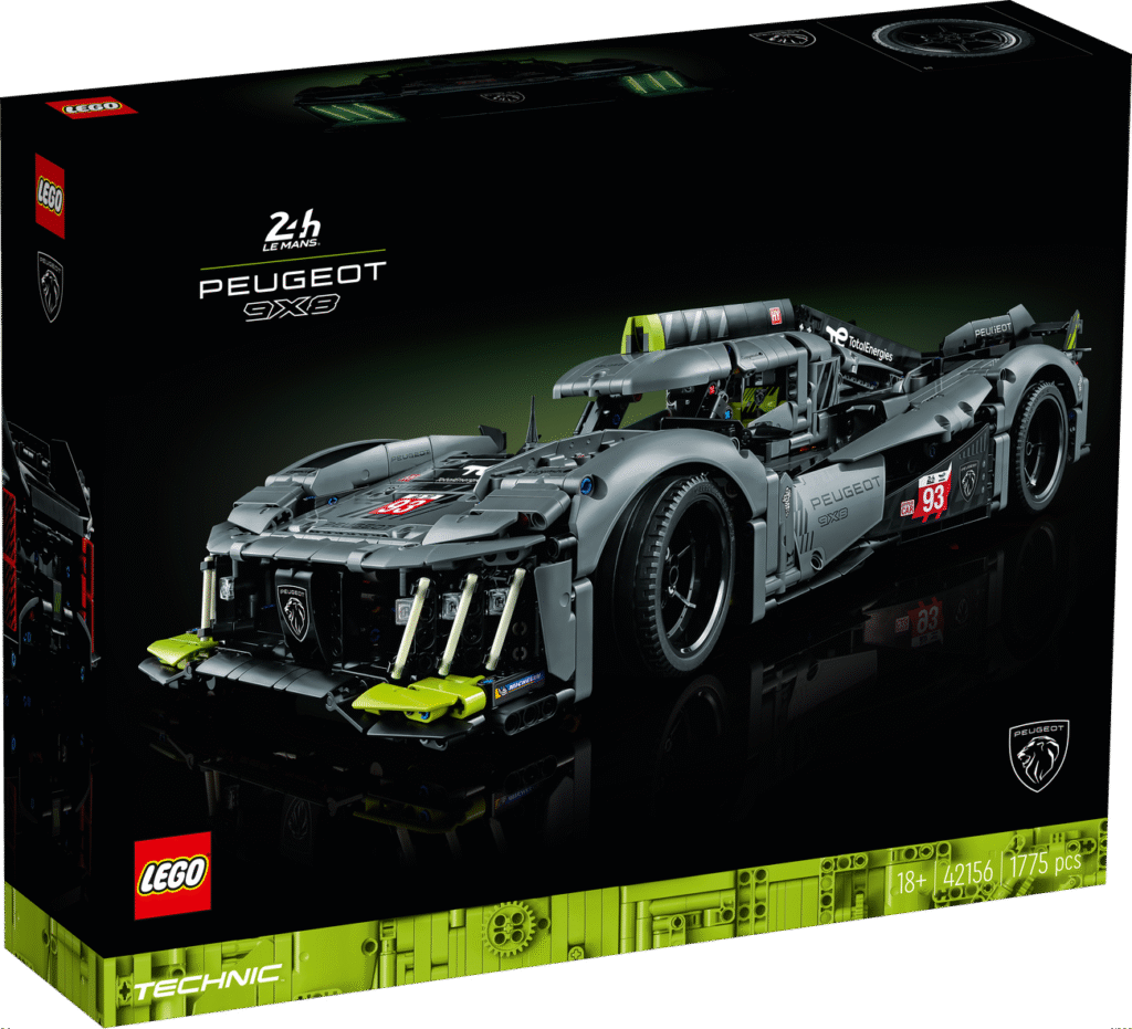 LEGO Peugeot 9X8 24H Le Mans Hybrid Hypercar 42156