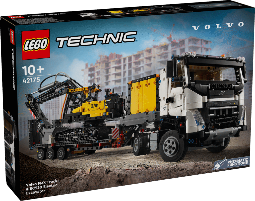 LEGO Volvo FMX lastbil & EC230 elgrävmaskin 42175