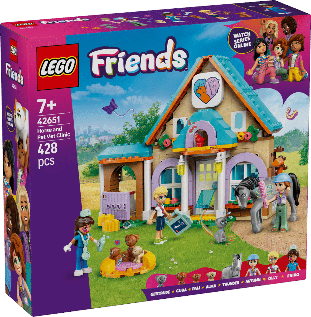 LEGO Veterinärklinik för hästar och husdjur 42651