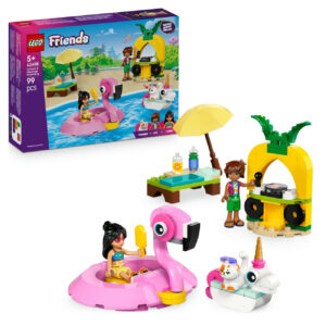 LEGO Poolparty med enhörning och flamingo 42658