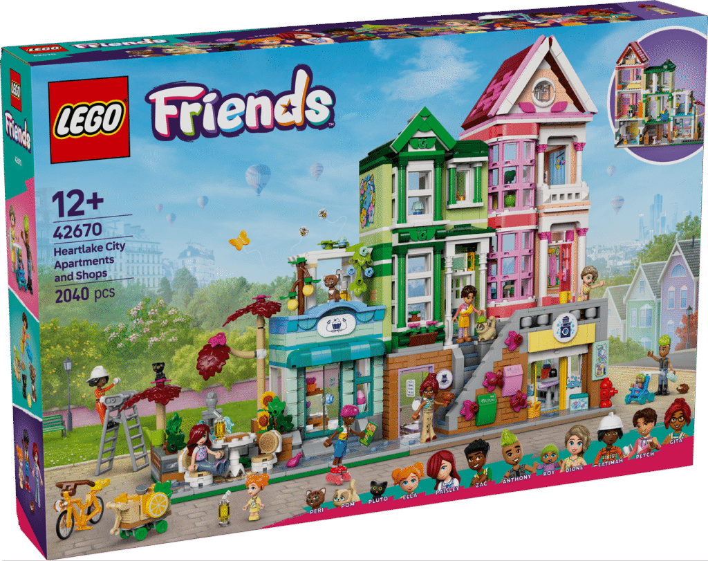 LEGO Heartlake Citys lägenheter och butiker 42670