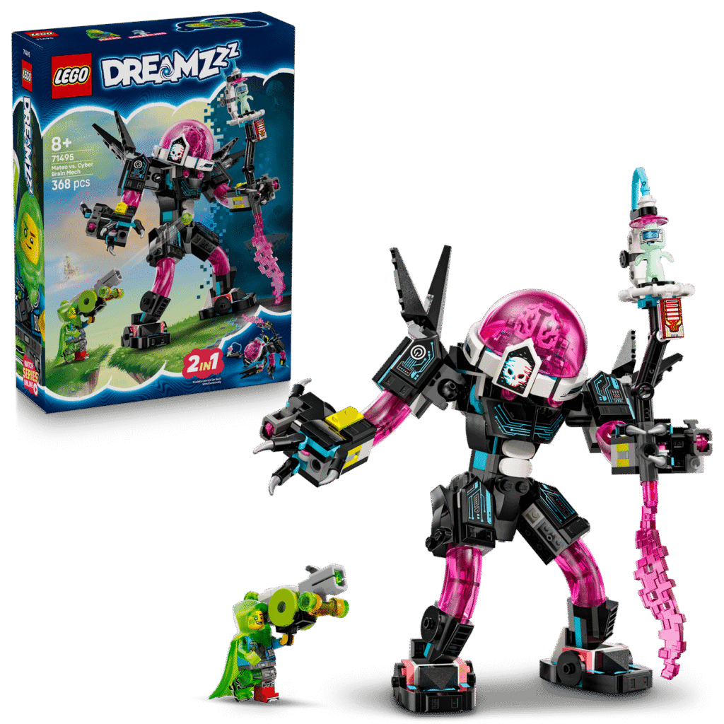 LEGO Mateo mot cyberhjärnroboten 71495