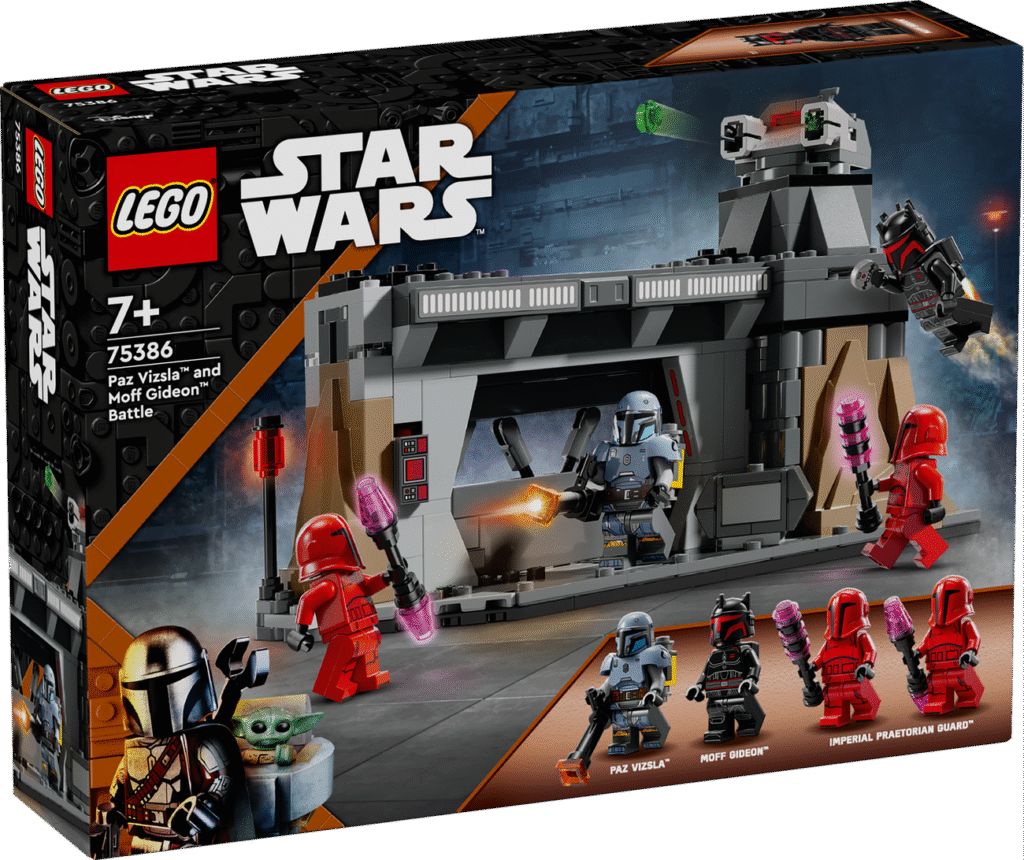LEGO Paz Vizsla and Moff Gideon Battle 75386