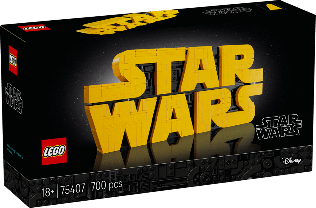LEGO Brick-built Star Wars Logo 75407