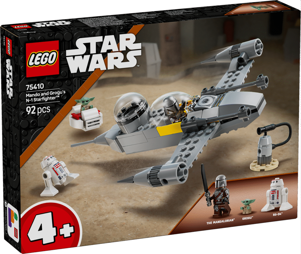 LEGO Mando and Grogu’s N-1 Starfighter 75410