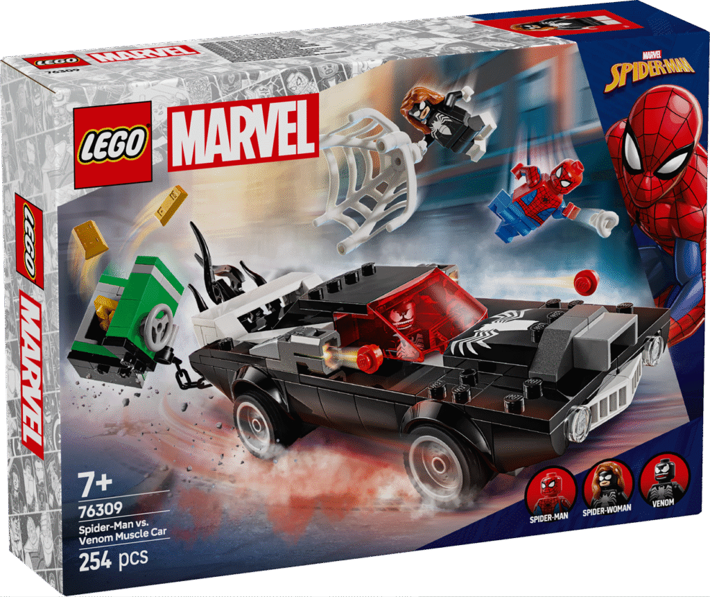 LEGO Spider-Man mot Venoms muskelbil 76309
