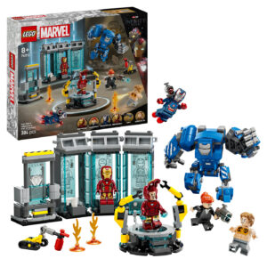 LEGO Iron Mans labb rustningarnas sal 76315