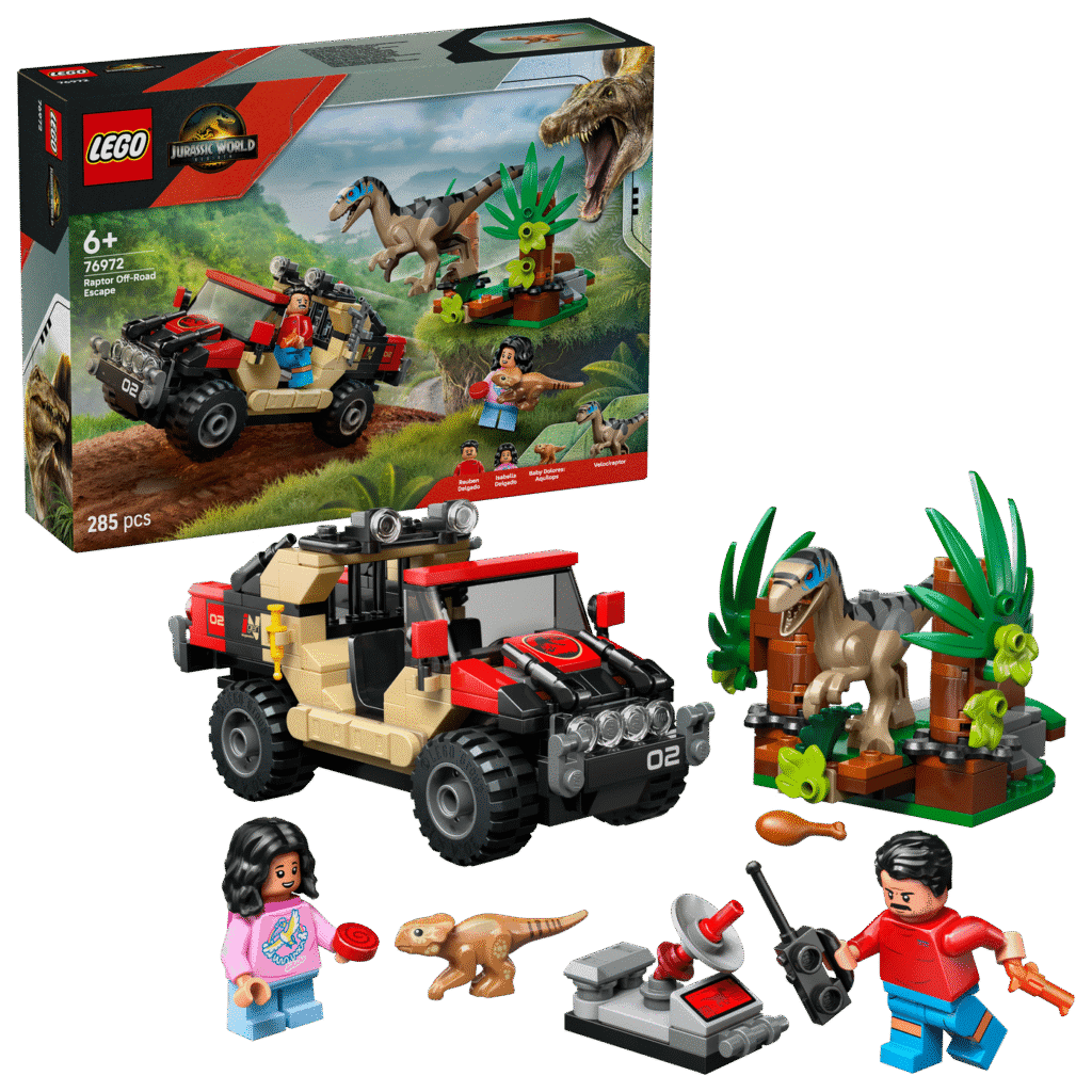 LEGO Terrängflykt med raptor 76972
