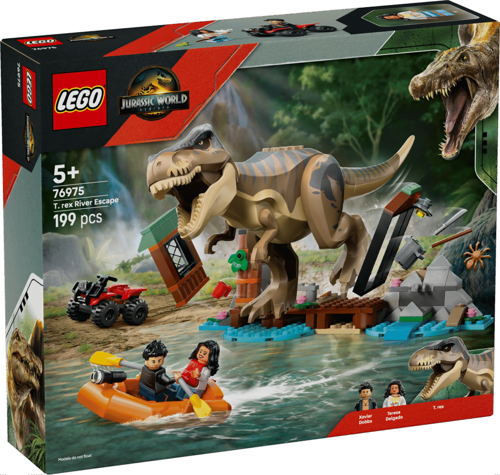 LEGO Flodflykt med T. rex 76975