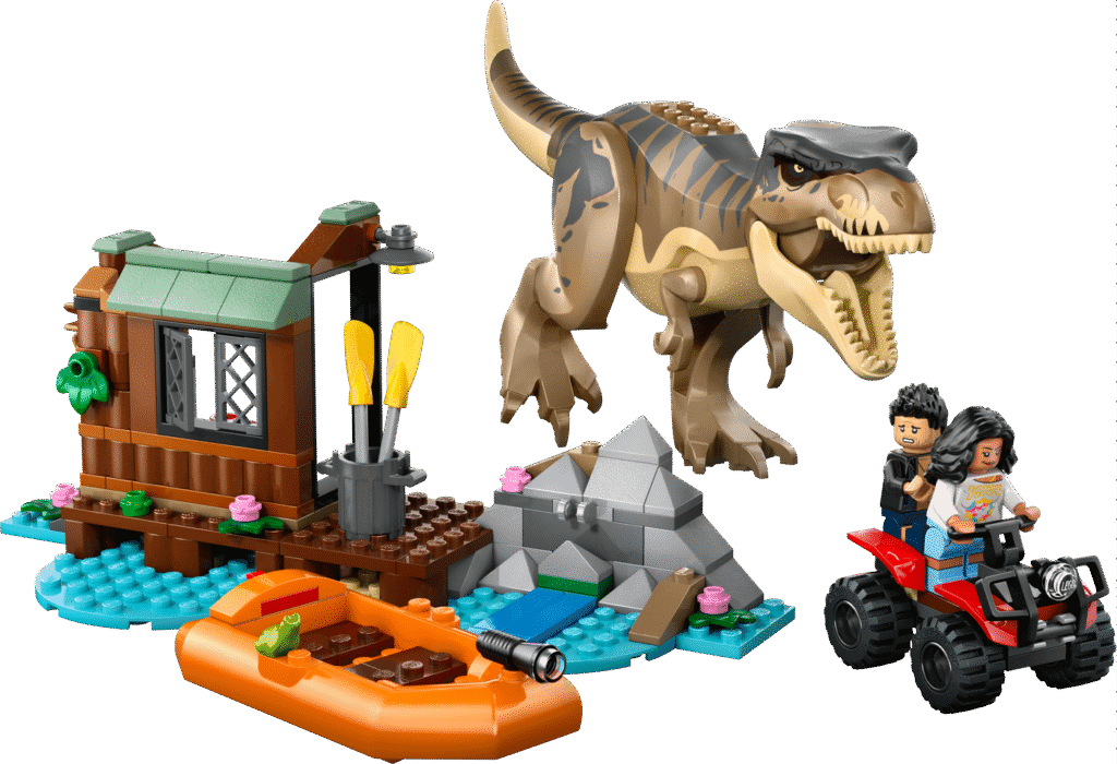 LEGO Flodflykt med T. rex 76975