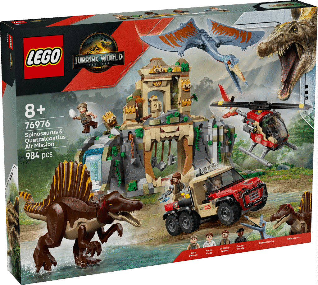 LEGO Flyguppdrag med spinosaurus och quetzalcoatlus 76976